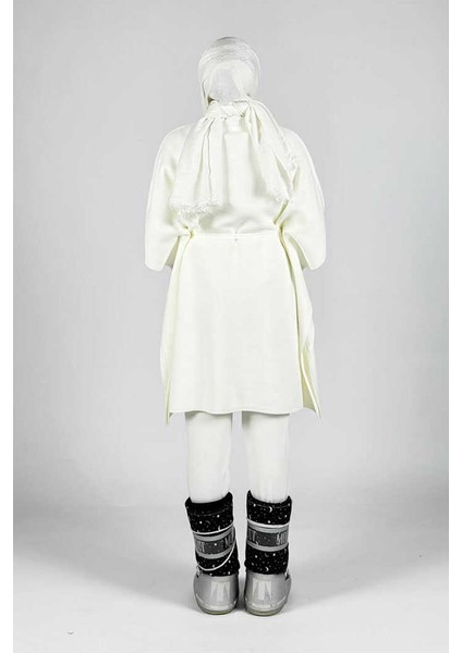 Belden Bağlamalı Panço 18308 Ekru fiyatları