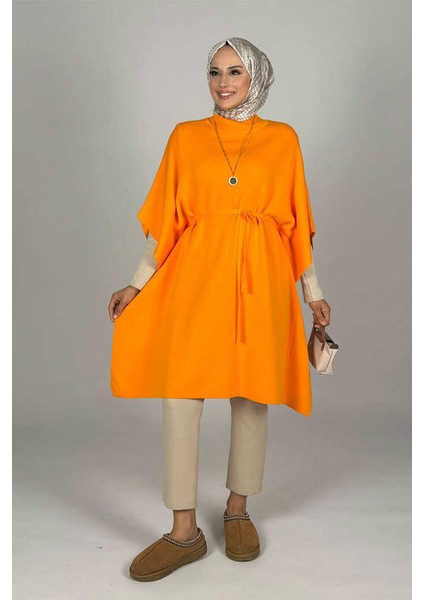 Belden Bağlamalı Panço 18308 Oranj