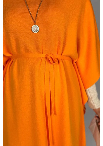 Belden Bağlamalı Panço 18308 Oranj fırsatları