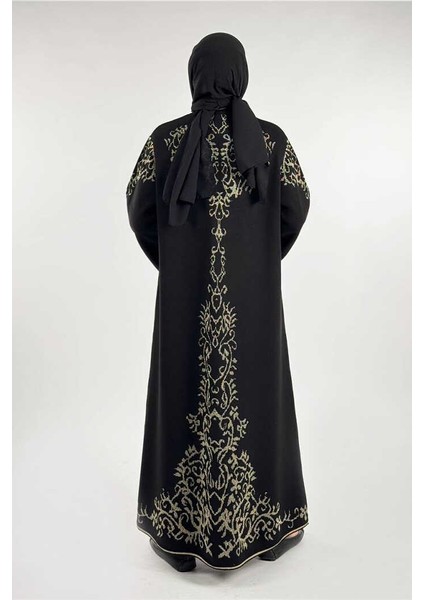 Simli Desenli Hırka 18303 Siyah-Gold fiyatları