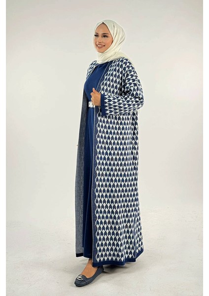 18321 Damla Desen Triko Hırka Lacivert fiyatları