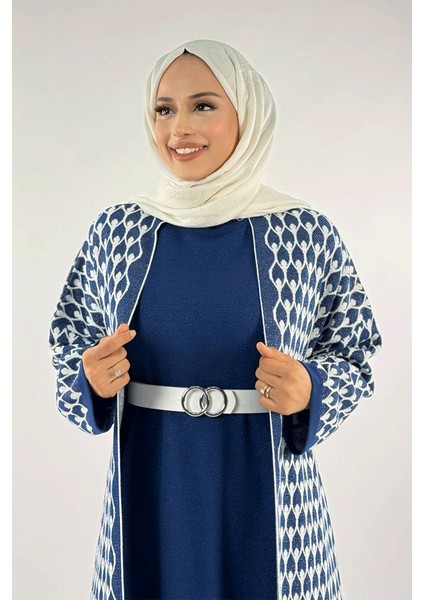 18321 Damla Desen Triko Hırka Lacivert fırsatları