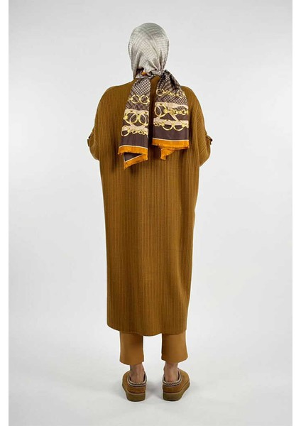 Fırfır Kol Triko Tunik 18305 Taba fiyatları