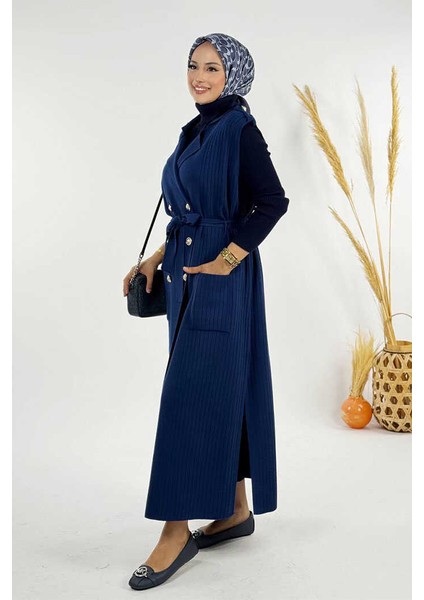 Triko Yelek 18301 Lacivert modelleri