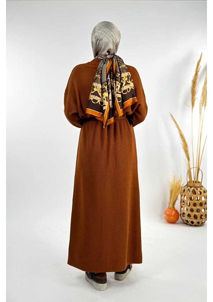 Yarım Balıkçı Yaka Elbise 18300 Taba fiyatları