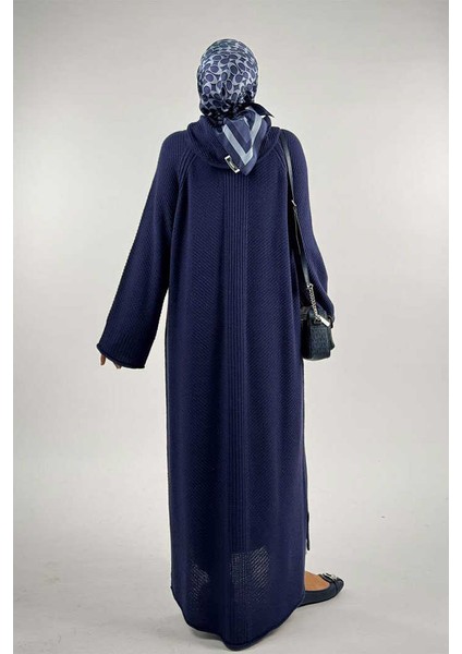 Boğazlı Triko Elbise 18209 Lacivert fiyatları