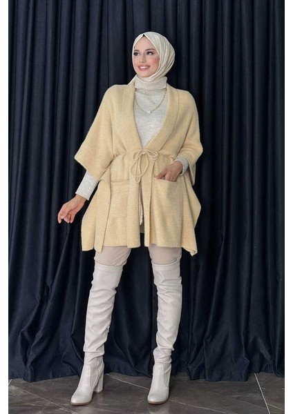 Sim Detaylı Cepli Panço 18332 Taş