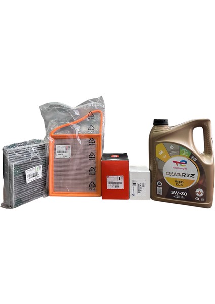 Peugeot 208 1.4 1.6 Euro5 Dizel Bakım Seti 5li (Motor Yağlı Set)