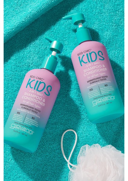 Eco Chic Kids 2’si 1 Arada Çocuk Şampuanı ve Saç Kremi 487ML fiyatları