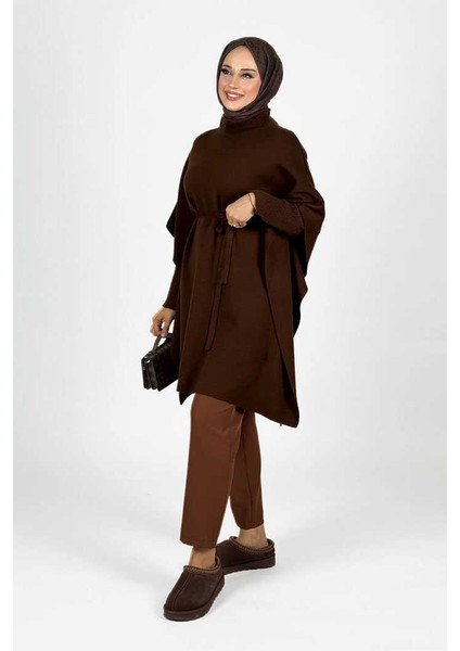 Belden Bağlamalı Panço 18308 Kahverengi modelleri