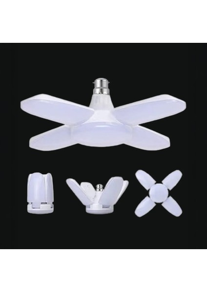 30W Pervane LED Ampul – 4 Kollu, Beyaz Işık, E27 Duy fiyatları