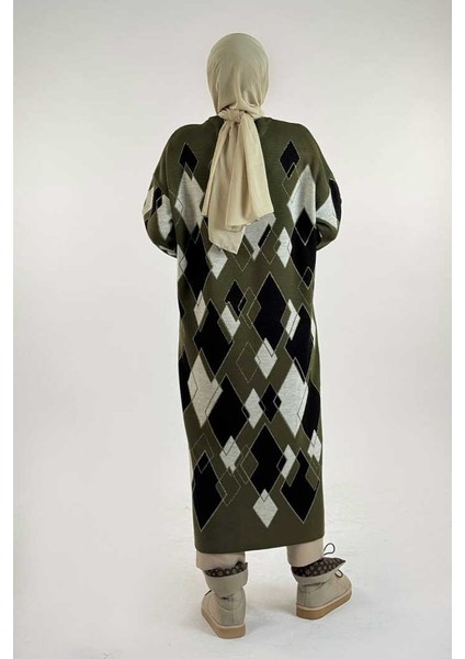 Geometrik Desen Tunik 18316 Haki fiyatları