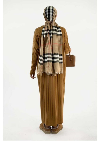 Desenli Triko Hırka 18207 Taba fiyatları