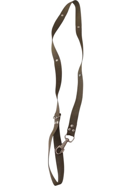 Köpek gezdirme tasması kalın kancalı yeşil kolon metal trok zımbalı uzunluk:120cm genişli:2,5cm dog leash B3-9