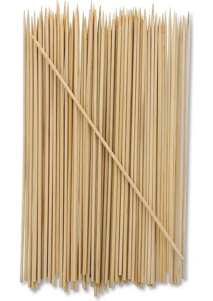 Bambu Çöp Şiş 2, 5 mm x 20 cm 100 Adet fiyatları