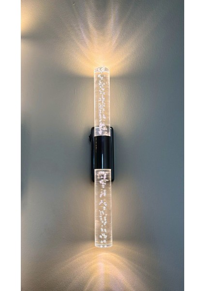 Bubblelight Medium Şık Tasarım Modern Ledli Aplik Antrasit Pilli indirimleri