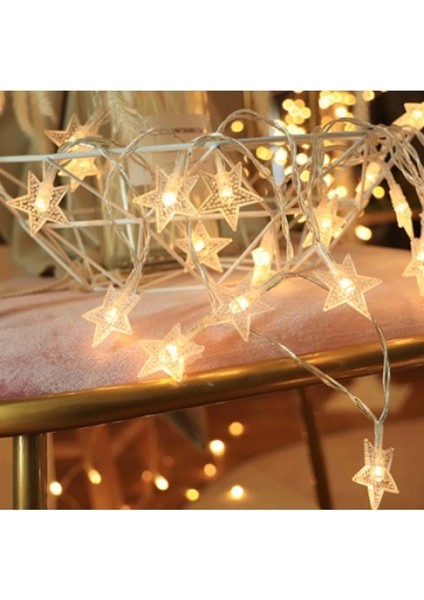 3m 20 LED Pilli 2 Kademeli Yıldız LED Gün Işığı fiyatları