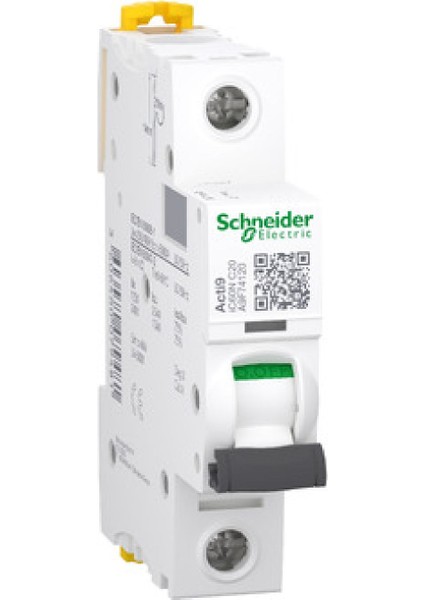 A9F74120 ,1-Faz C-20A/6KA IC60N Otomatik Sigorta