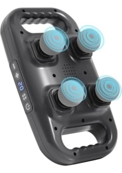 4 Başlıklı Masaj Tabancası - Ergonomik Derin Doku Sırt ve Boyun Masaj Aleti Sızı Giderici modelleri