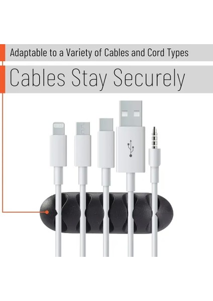 Yapışkanlı Kablo Sabitleyici Düzenleyici 16'lı Paket indirimleri