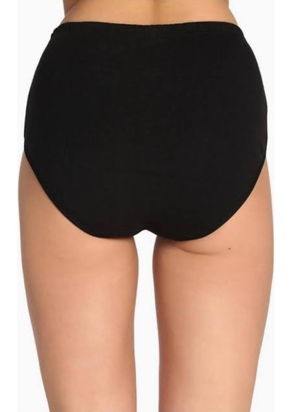 Kadın Ribana Bato Külot 6'lı Paket-Siyah modelleri