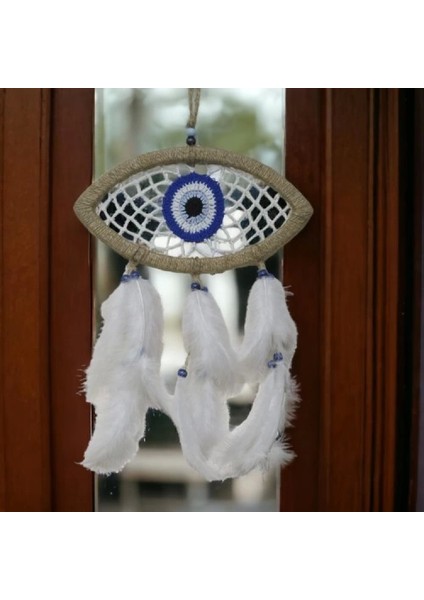 Nazar Boncuğu Motifli Göz Model Duvar Süsü El Işçiliği Duvar Dekoru indirimleri