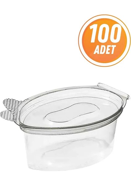 20 cc Kapaklı Plastik Sızdırmaz Sos Kabı 100 Adet