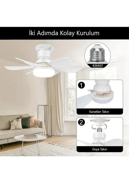 Daisy Fan LED 50W Kumandalı Işıklı Vantilatör HS-9302 modelleri