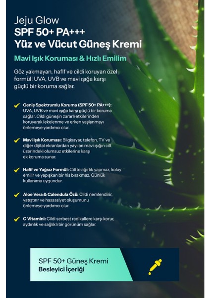 Yüksek Koruma Faktörlü Güneş Kremi Spf 50+ Uva- Uvb Pa+++ Blue Light 50 ml fırsatları