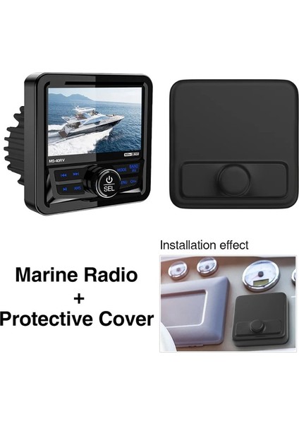 Playback Bluetooth Mp5-Mp3 Player Marine Teyp
