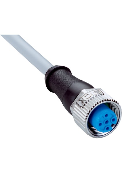 YF2A14-050VB3XLEAX (2096235) ,M12-4P,DÜZ,PVC-5MT Sensör Kablo