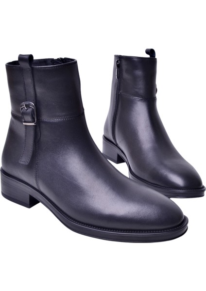Kadın Deri Fermuarlı Bot 26104252K modelleri