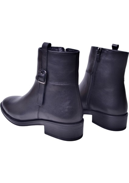 Kadın Deri Fermuarlı Bot 26104252K