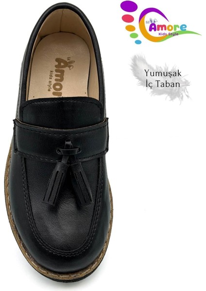 Corcik Model Erkek Çocuk Ayakkabı Okul Ayakkabısı Sünnet Düğün Takım Elbise Ayakkabısı Mat Siyah fiyatları