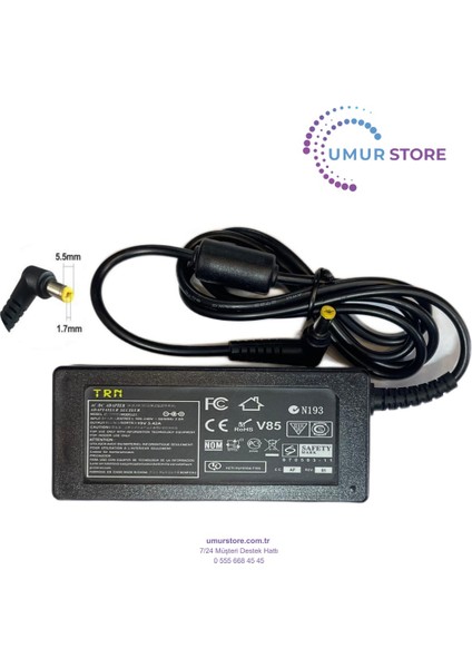 ADP-65JH Db 5.5x1.7mm Notebook Adaptörü