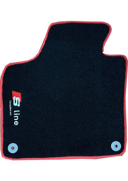 Audi A3 S-Line 2003-2012 Halı Paspas Siyah modelleri