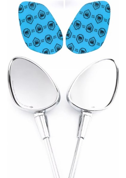 Vespa Gts Super 125 Yan Aynalar ile Uyumlu 9h Nano Ekran Koruyucu