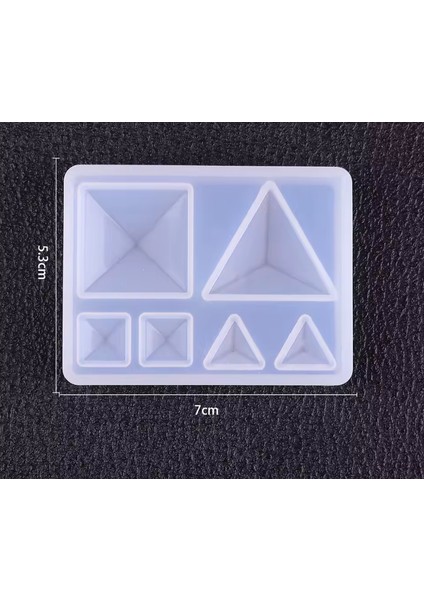Minik Piramit Reçine Epoksi Silikon Kalıbı -Kod:40 fiyatları