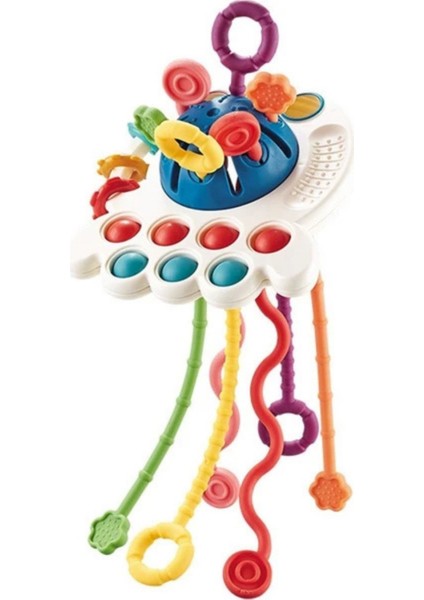Duyusal Etkinlik Bebek Oyuncağı Çekme Ipli Çok Fonskiyonlu modelleri