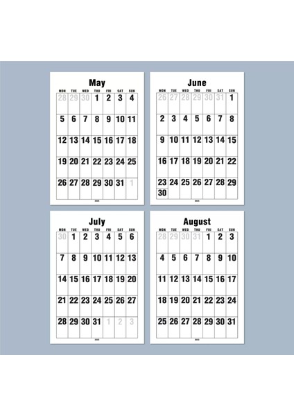 2026 Duvar Takvimi, 33X48 cm Spiralli Takvim, A4 Spiralli Takvim, Aylık Planlayıcı Takvim indirimleri