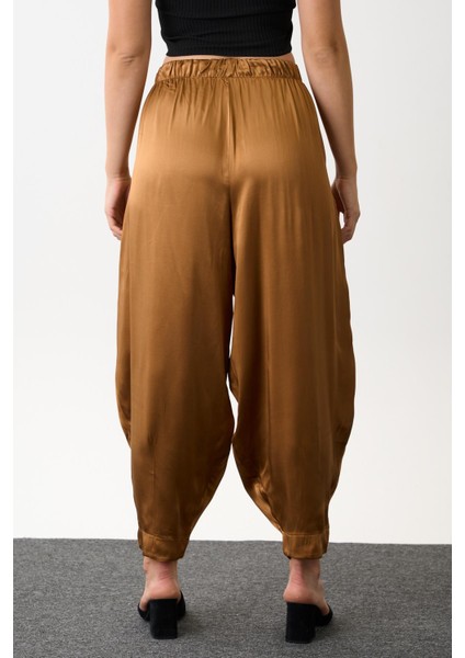 Saten Kumaş Şalvar Kesim Balon Pantolon indirimleri