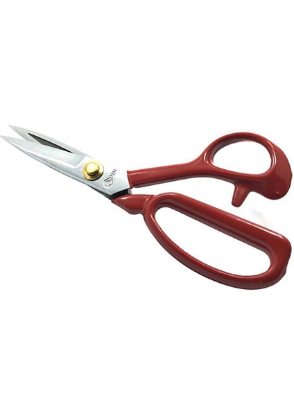 -1104 Kırmızı Saplı Paslanmaz Çelik Terzi Makası – 10″ (26 Cm) | Pın-10 indirimleri