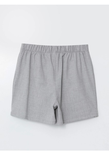 Lcw Kids Antrasit Beli Lastikli Pileli Kız Çocuk Şort Etek fırsatları