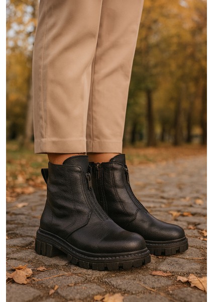 Kadın Deri Postal Bot 25100041K