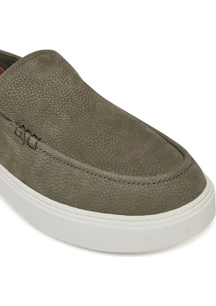 Hibrit Nubuk Makosen Erkek Haki Loafer HM0HM01902-MTB fırsatları