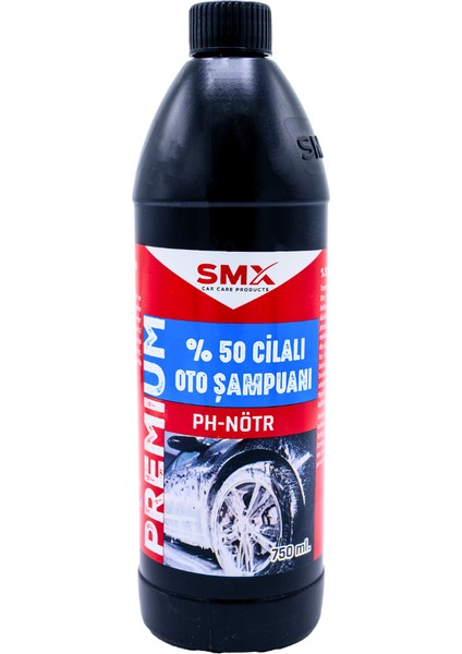 %50 Cilalı Oto Şampuanı 5.5 Ph Nötr