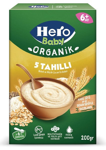 Organik 5 Tahıllı Sütsüz 200G X3 fiyatları