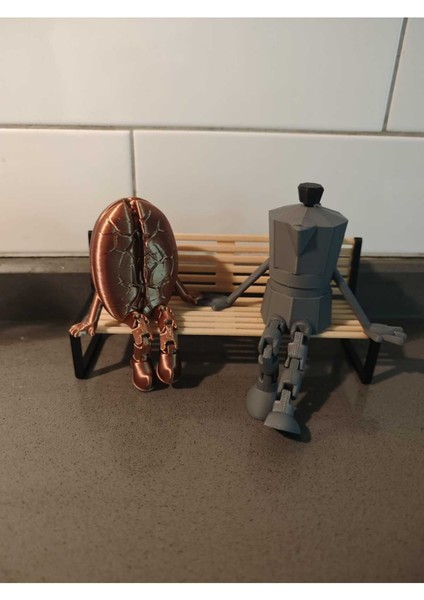 3D Baskı Sevimli Kahve Karakterleri – Moka Pot, Kahve Fincanı ve Kahve Çekirdeği Figürleri | Oturan Dekoratif Figür Seti 6x4 fırsatları