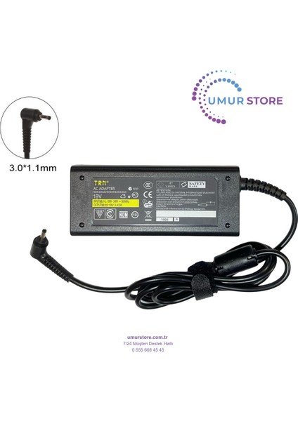 W16-045N4B 3mm Notebook Adaptörü