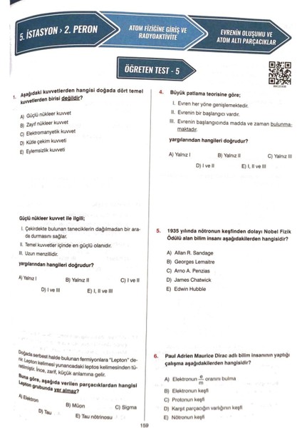 Istasyon - Ayt Fizik - Soru Bankası - 224 Sayfa fırsatları
